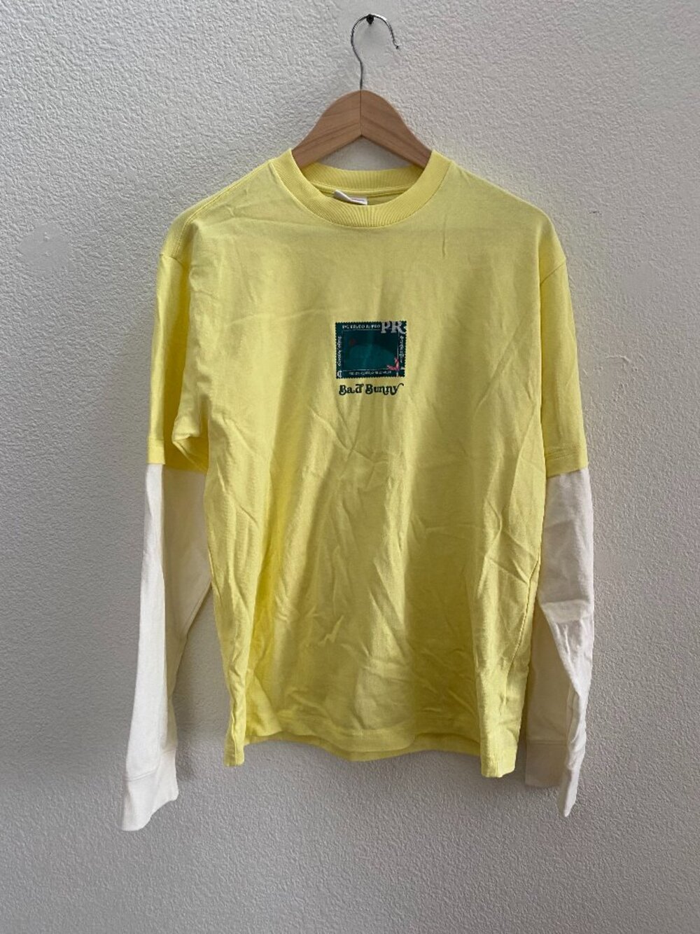 Bad Bunny No Me Quiero Ir de Aqui Long Sleeve Shirt Small Band Tour Concert